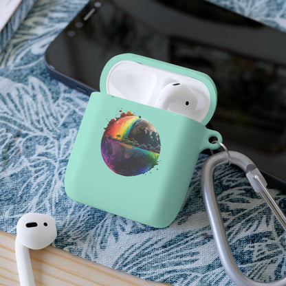 LGBTQWorldwide - ,,REGENBOGEN WELT" AirPods and AirPods Pro Hülle Accessories, AirPods, AirPods Pro, Back-to-School, Case, Flexible, tech, Tech Accessories, TPU lgbtq Bekleidung Accessoires unisex Zubehör