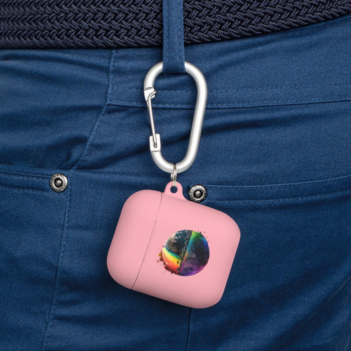 LGBTQWorldwide - ,,REGENBOGEN WELT" AirPods and AirPods Pro Hülle Accessories, AirPods, AirPods Pro, Back-to-School, Case, Flexible, tech, Tech Accessories, TPU lgbtq Bekleidung Accessoires unisex Zubehör