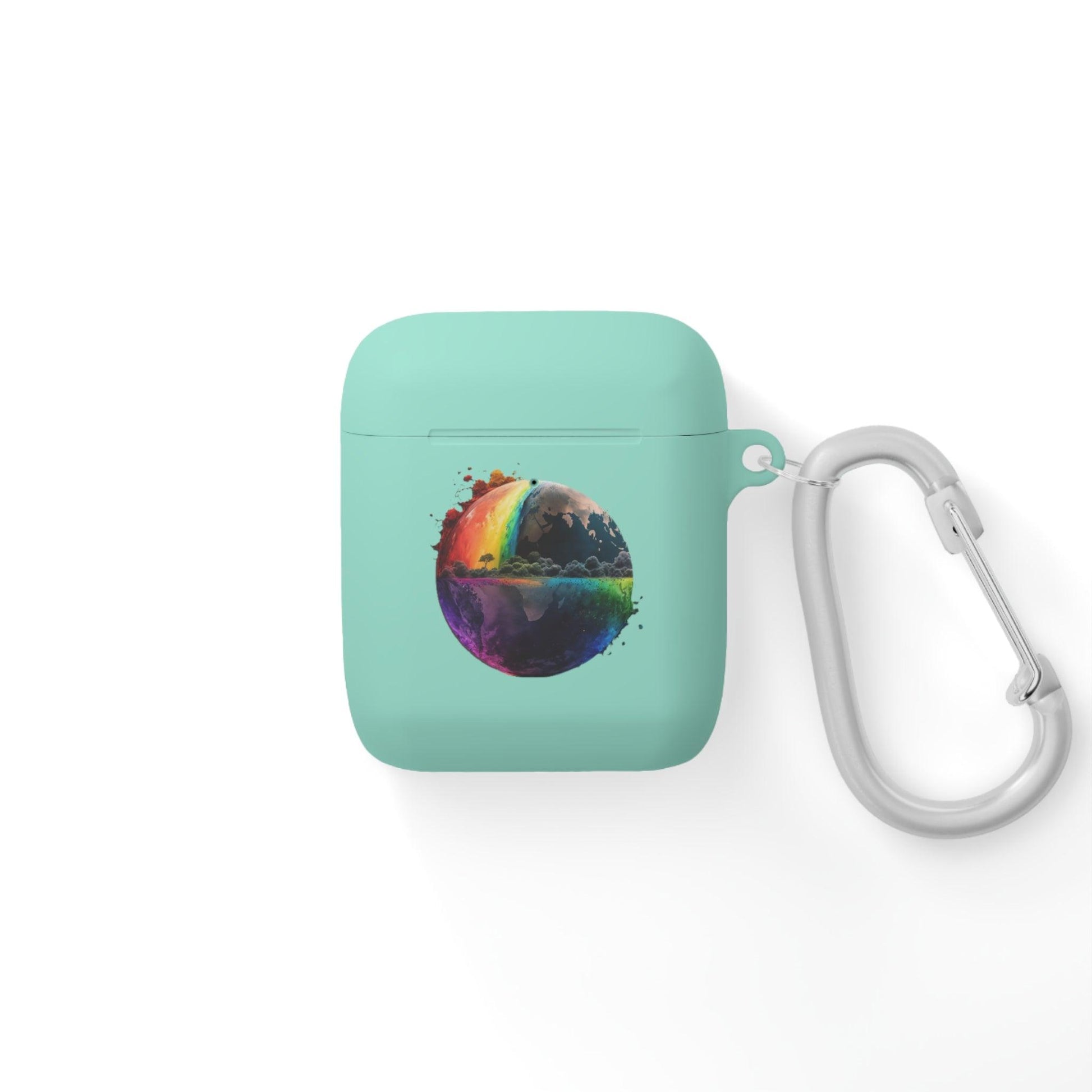 LGBTQWorldwide - ,,REGENBOGEN WELT" AirPods and AirPods Pro Hülle Accessories, AirPods, AirPods Pro, Back-to-School, Case, Flexible, tech, Tech Accessories, TPU lgbtq Bekleidung Accessoires unisex Zubehör