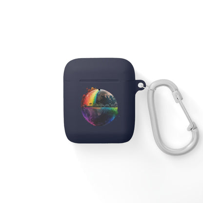 LGBTQWorldwide - ,,REGENBOGEN WELT" AirPods and AirPods Pro Hülle Accessories, AirPods, AirPods Pro, Back-to-School, Case, Flexible, tech, Tech Accessories, TPU lgbtq Bekleidung Accessoires unisex Zubehör