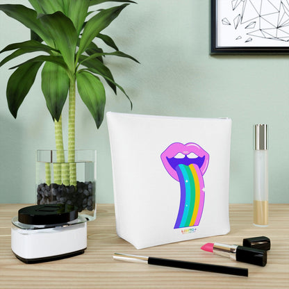 LGBTQWorldwide - ,,REGENBOGEN ZUNGE" Kosmetiktasche Accessories, all, All Over Print, AOP, Cosmetics, Home, Pouches, Sublimation, Travel Accessories, With zipper lgbtq Bekleidung Accessoires unisex Zubehör