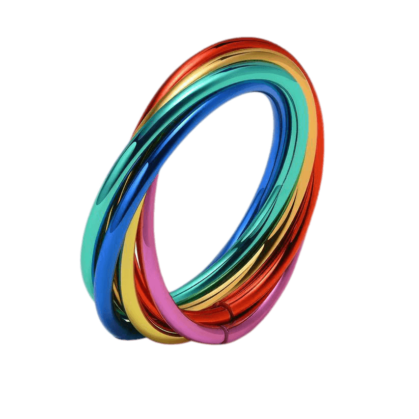 LGBTQWorldwide - Regenbogenring Accessoires, Aktion, All lgbtq Bekleidung Accessoires unisex Zubehör