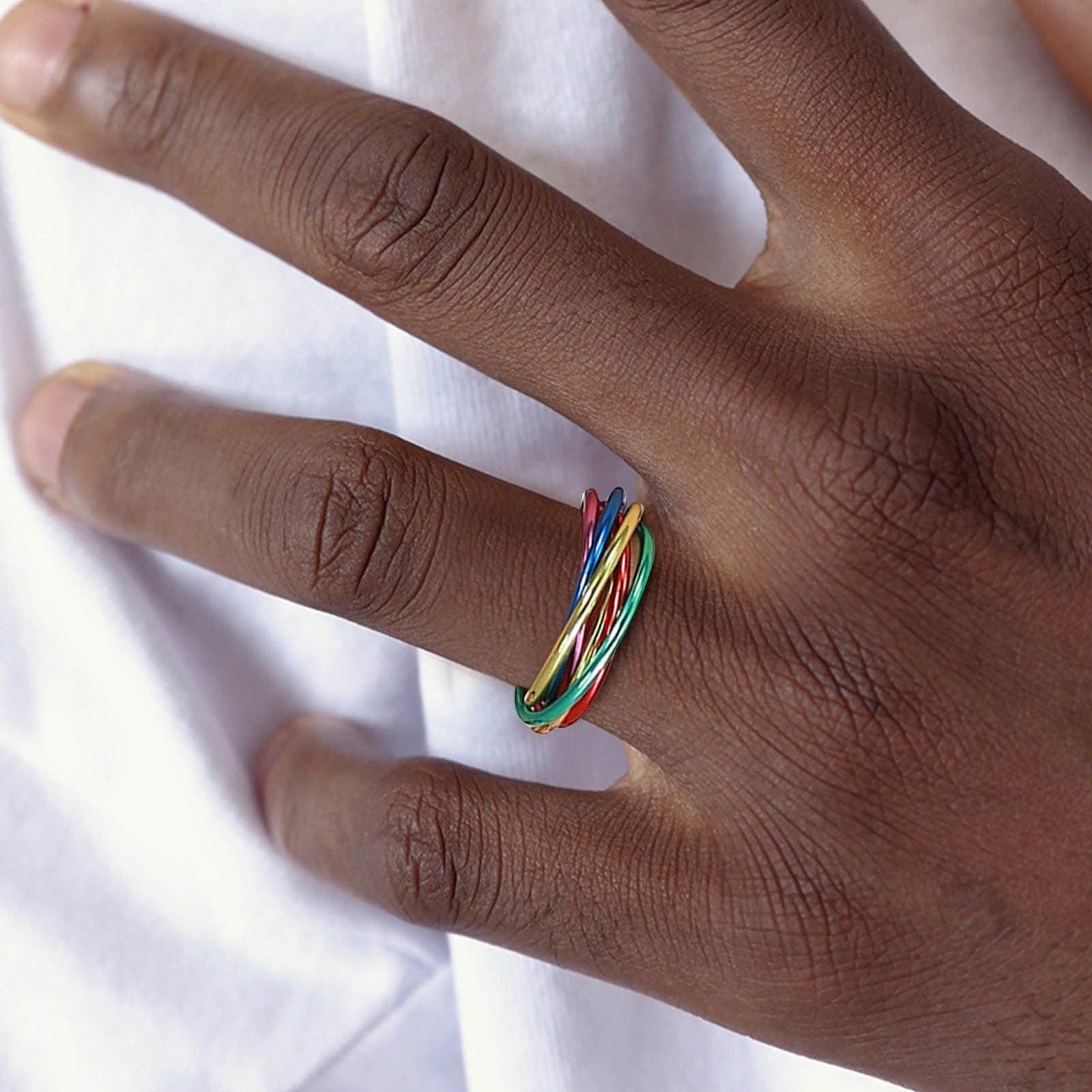 LGBTQWorldwide - Regenbogenring Accessoires, Aktion, All lgbtq Bekleidung Accessoires unisex Zubehör