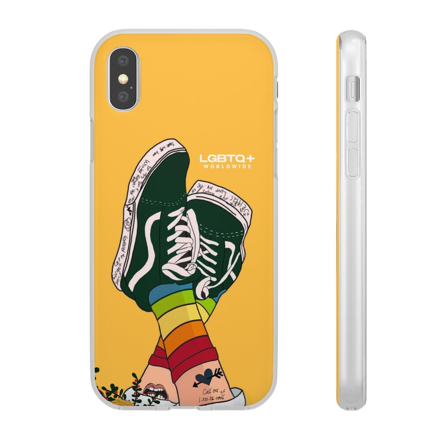 LGBTQWorldwide - ,,RELAX" Flexible Handyhülle Accessories, Case, iPhone, iPhone Cases, Phone accessory, Phone Cases, Samsung Cases, silikon, Valentine's Day promotion lgbtq Bekleidung Accessoires unisex Zubehör