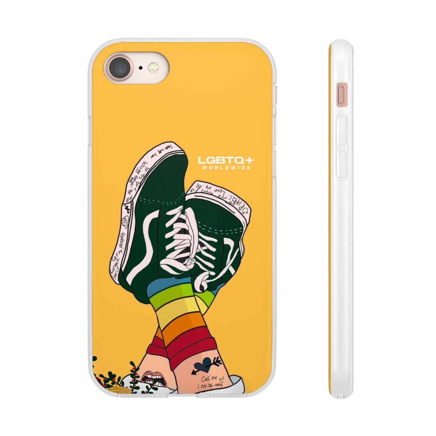 LGBTQWorldwide - ,,RELAX" Flexible Handyhülle Accessories, Case, iPhone, iPhone Cases, Phone accessory, Phone Cases, Samsung Cases, silikon, Valentine's Day promotion lgbtq Bekleidung Accessoires unisex Zubehör