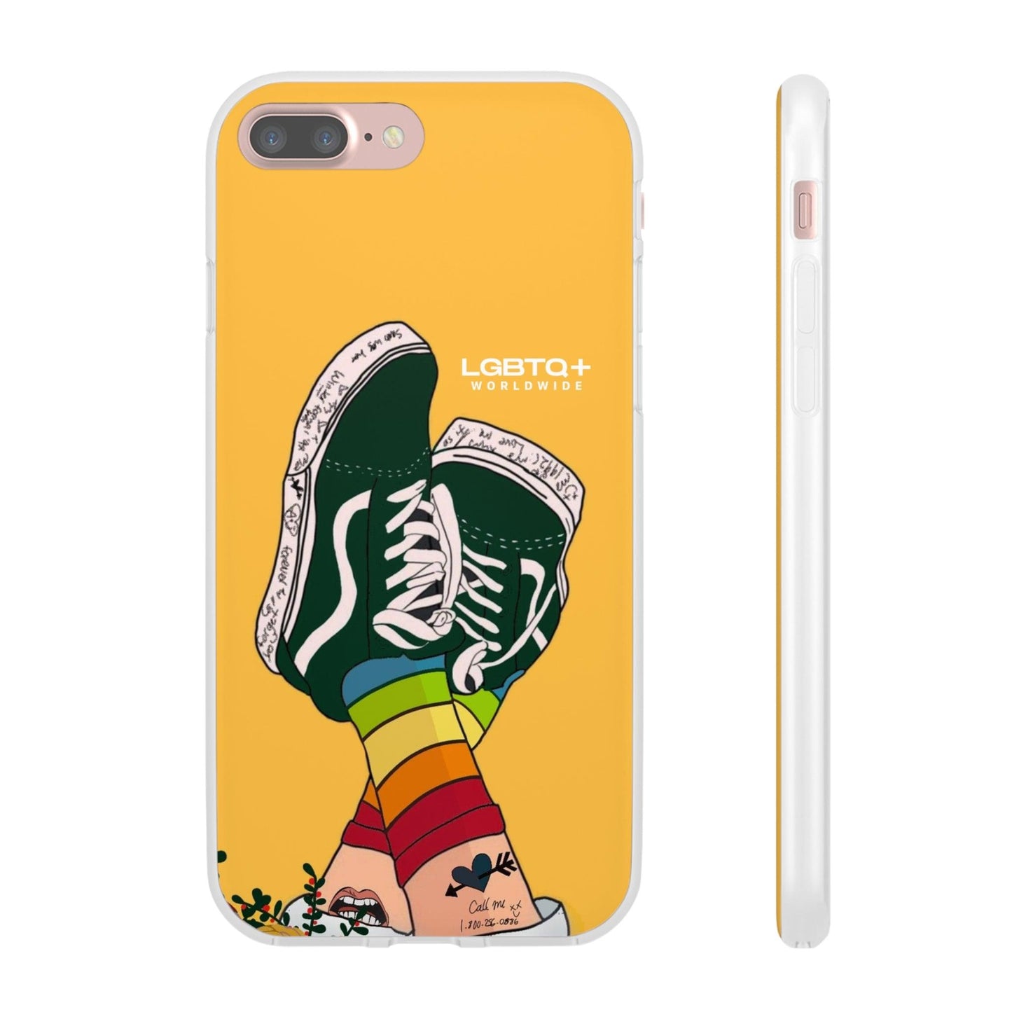 LGBTQWorldwide - ,,RELAX" Flexible Handyhülle Accessories, Case, iPhone, iPhone Cases, Phone accessory, Phone Cases, Samsung Cases, silikon, Valentine's Day promotion lgbtq Bekleidung Accessoires unisex Zubehör