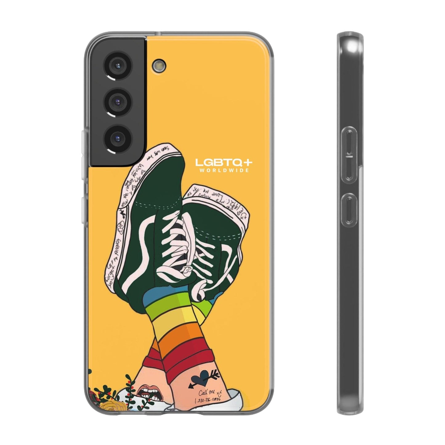 LGBTQWorldwide - ,,RELAX" Flexible Handyhülle Accessories, Case, iPhone, iPhone Cases, Phone accessory, Phone Cases, Samsung Cases, silikon, Valentine's Day promotion lgbtq Bekleidung Accessoires unisex Zubehör