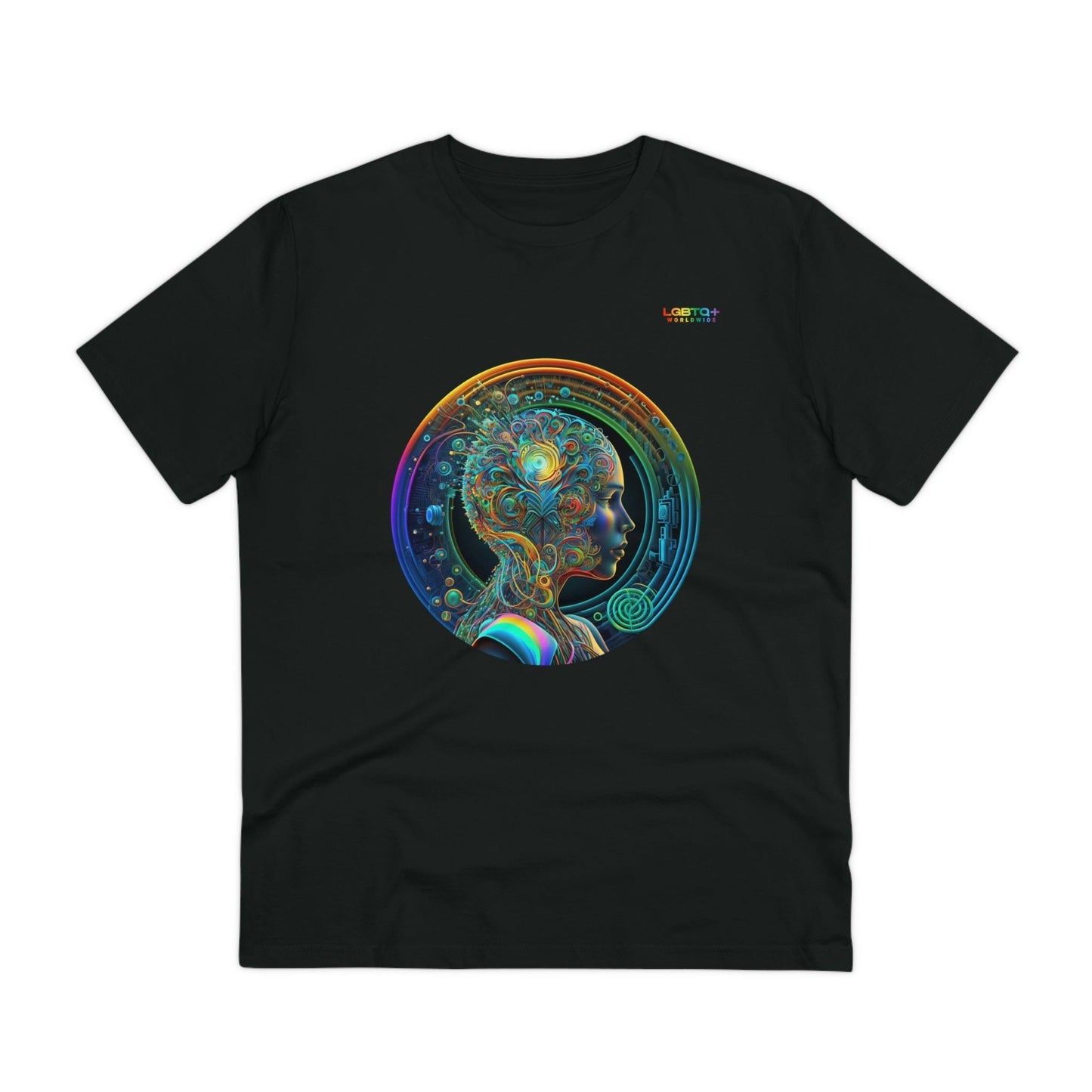 LGBTQWorldwide - ,,ROBOTER" ai, Cotton, Crew neck, DTG, Eco-friendly, Men's Clothing, Organic, Recycled, Regular fit, Sustainable, T-shirts, Unisex, Valentine's Day Picks, Vegan, Women's Clothing lgbtq Bekleidung Accessoires unisex Zubehör