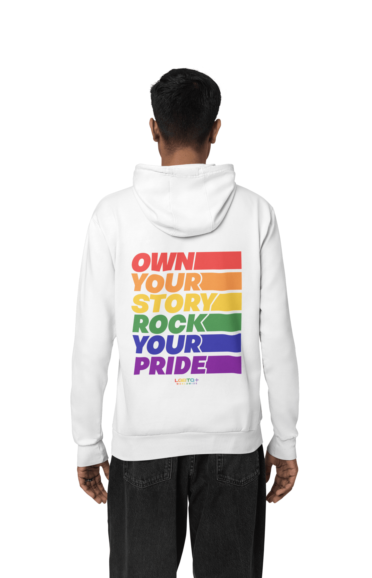 LGBTQWorldwide - ,,ROCKYOUPRIDE'' DTG, Eco-friendly, Hoodies, Last, Men's Clothing, Recycled, Unisex, Vegan, Women's Clothing lgbtq Bekleidung Accessoires unisex Zubehör