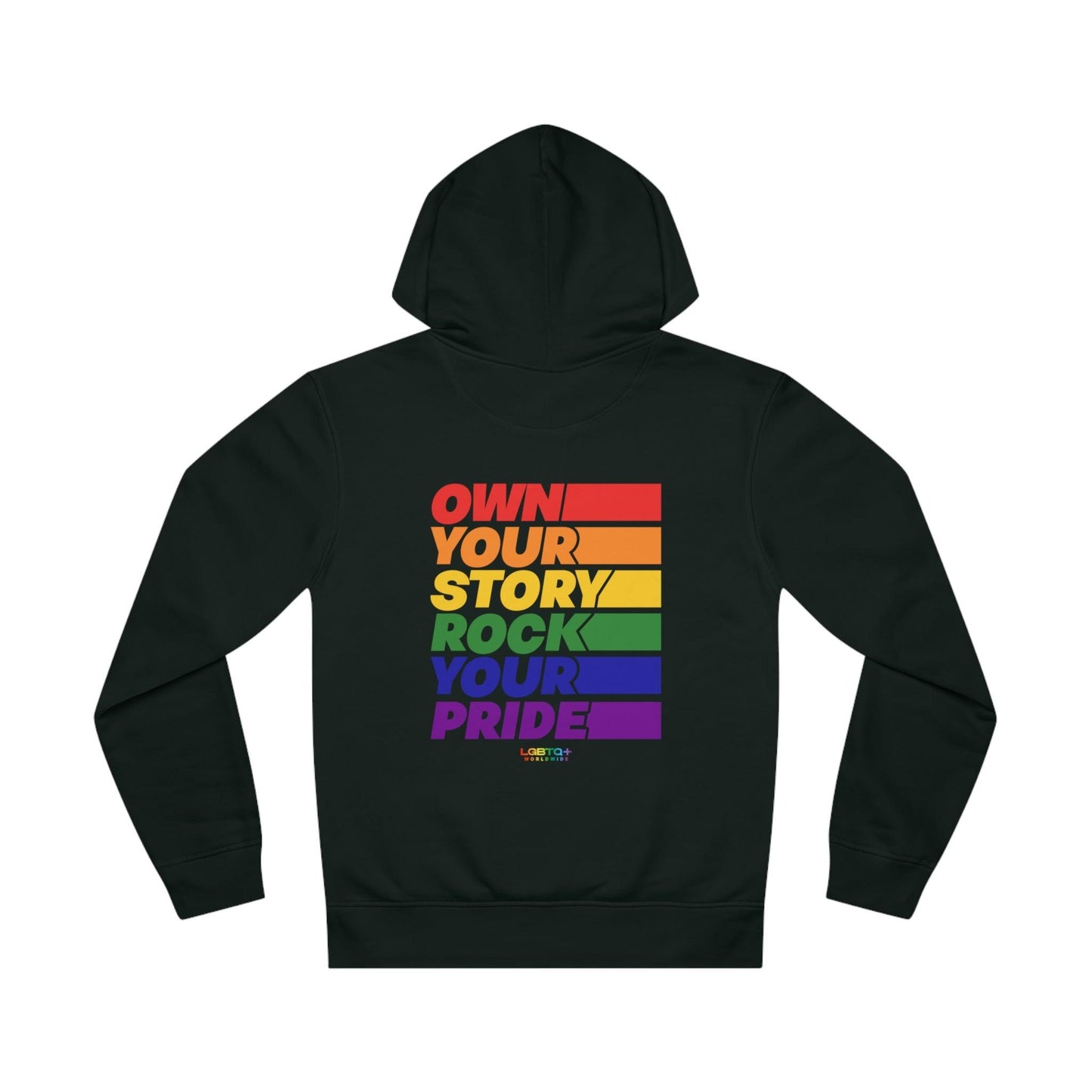 LGBTQWorldwide - ,,ROCKYOUPRIDE'' DTG, Eco-friendly, Hoodies, Last, Men's Clothing, Recycled, Unisex, Vegan, Women's Clothing lgbtq Bekleidung Accessoires unisex Zubehör