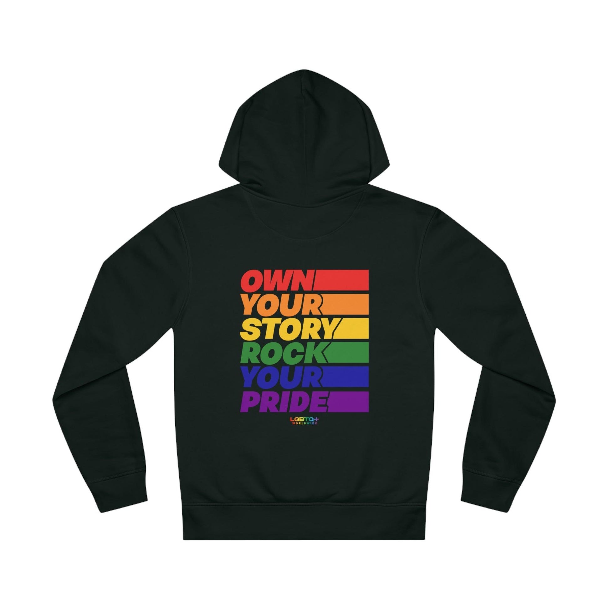 LGBTQWorldwide - ,,ROCKYOUPRIDE'' DTG, Eco-friendly, Hoodies, Last, Men's Clothing, Recycled, Unisex, Vegan, Women's Clothing lgbtq Bekleidung Accessoires unisex Zubehör