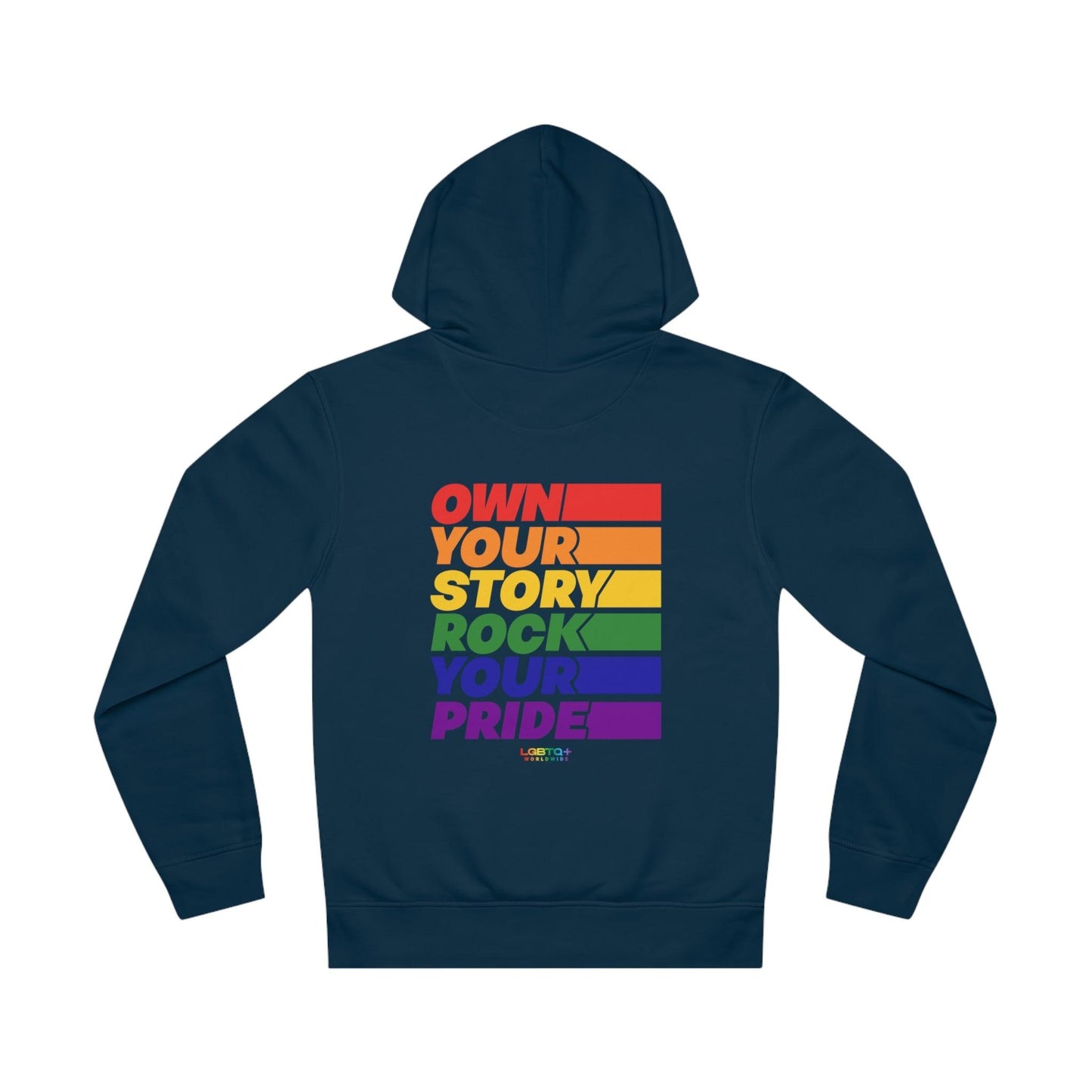 LGBTQWorldwide - ,,ROCKYOUPRIDE'' DTG, Eco-friendly, Hoodies, Last, Men's Clothing, Recycled, Unisex, Vegan, Women's Clothing lgbtq Bekleidung Accessoires unisex Zubehör