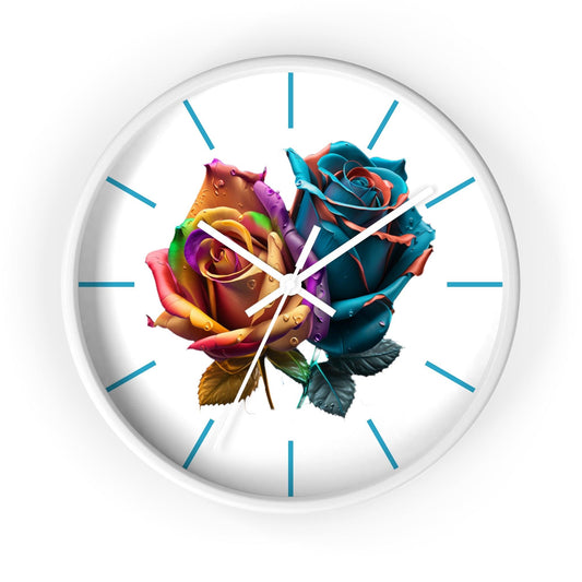LGBTQWorldwide - ,,ROSEN" Accessories, clock, Clocks, home, Home & Living, Home Decor, Indoor lgbtq Bekleidung Accessoires unisex Zubehör