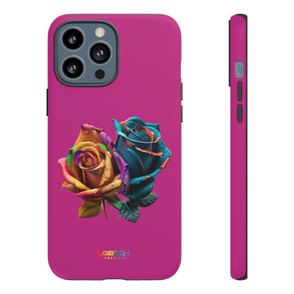 LGBTQWorldwide - ,,ROSEN" Doppelgehäuse Handyhülle Accessories, Glossy, iPhone Cases, Matte, Phone accessory, Phone Cases, Samsung Cases, tough, Valentine's Day Picks lgbtq Bekleidung Accessoires unisex Zubehör