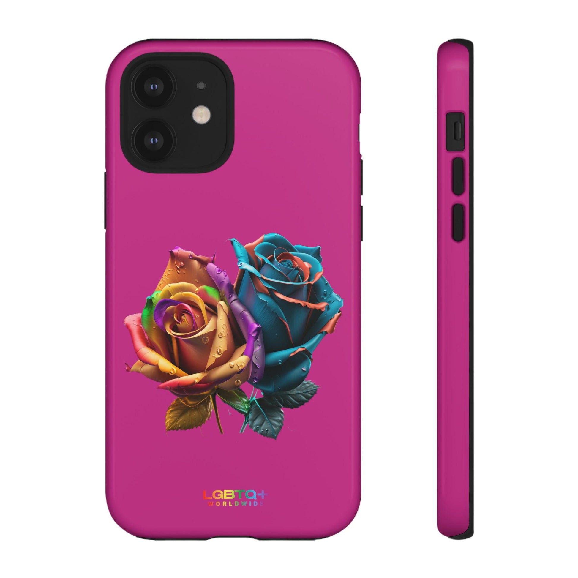 LGBTQWorldwide - ,,ROSEN" Doppelgehäuse Handyhülle Accessories, Glossy, iPhone Cases, Matte, Phone accessory, Phone Cases, Samsung Cases, tough, Valentine's Day Picks lgbtq Bekleidung Accessoires unisex Zubehör