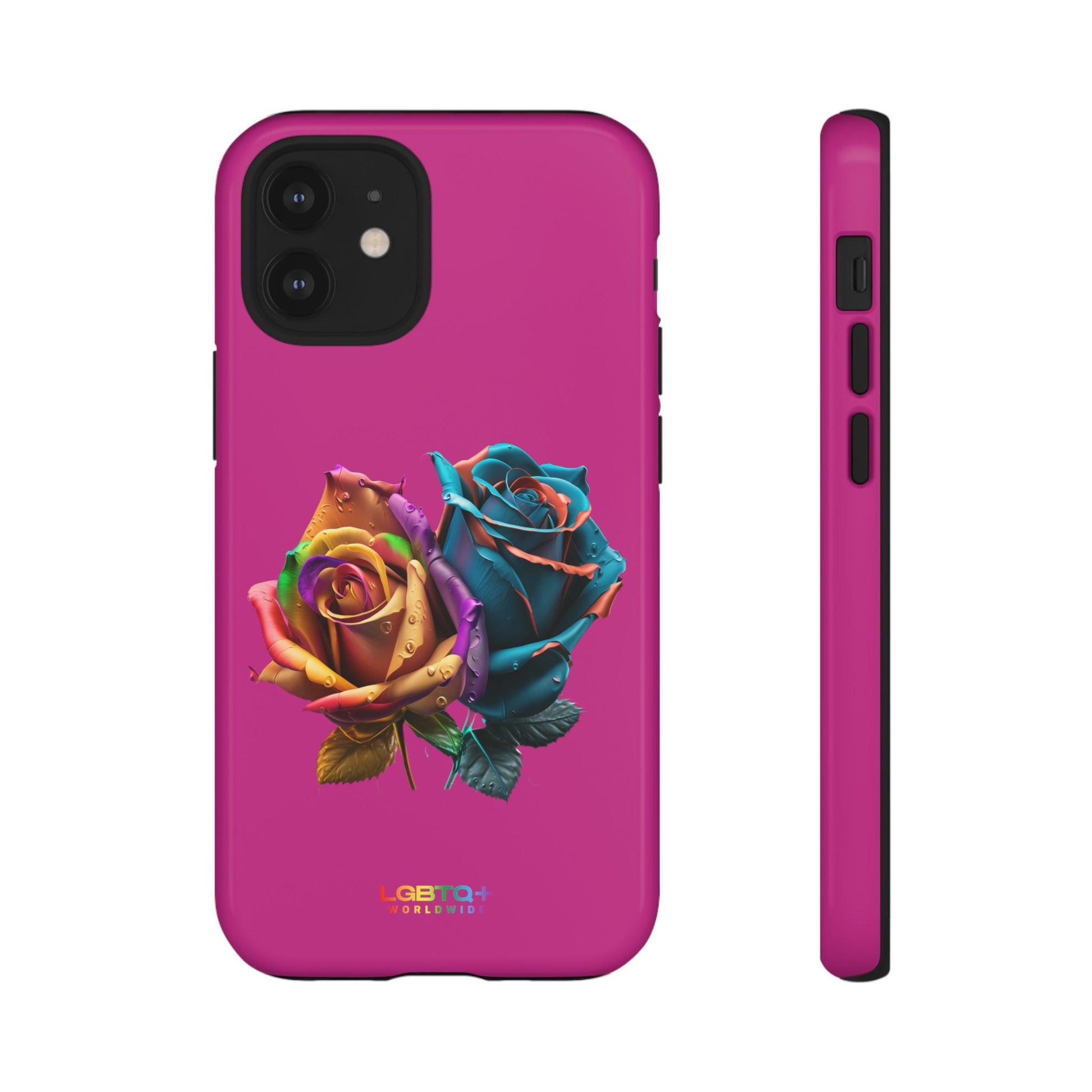 LGBTQWorldwide - ,,ROSEN" Doppelgehäuse Handyhülle Accessories, Glossy, iPhone Cases, Matte, Phone accessory, Phone Cases, Samsung Cases, tough, Valentine's Day Picks lgbtq Bekleidung Accessoires unisex Zubehör