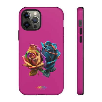 LGBTQWorldwide - ,,ROSEN" Doppelgehäuse Handyhülle Accessories, Glossy, iPhone Cases, Matte, Phone accessory, Phone Cases, Samsung Cases, tough, Valentine's Day Picks lgbtq Bekleidung Accessoires unisex Zubehör