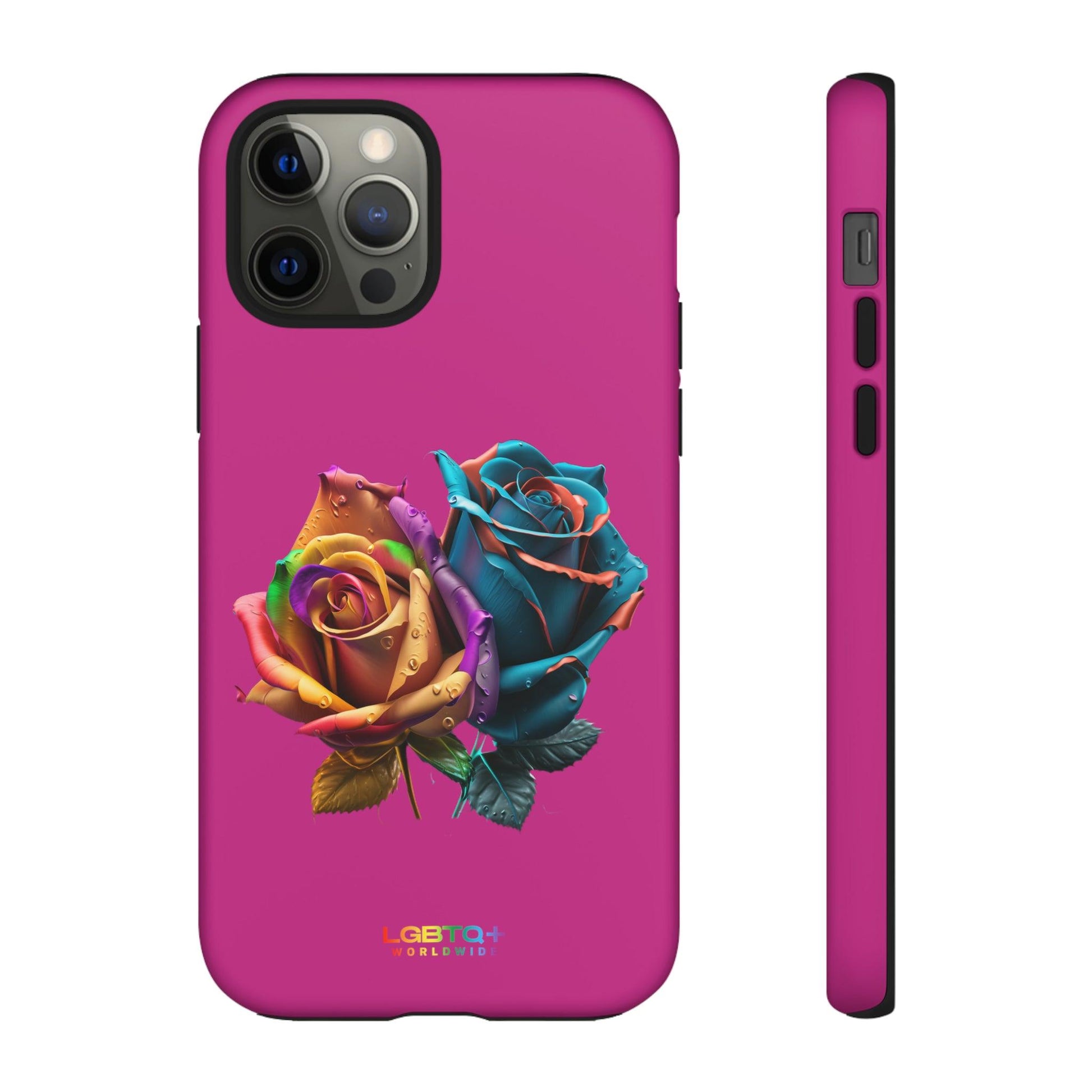 LGBTQWorldwide - ,,ROSEN" Doppelgehäuse Handyhülle Accessories, Glossy, iPhone Cases, Matte, Phone accessory, Phone Cases, Samsung Cases, tough, Valentine's Day Picks lgbtq Bekleidung Accessoires unisex Zubehör