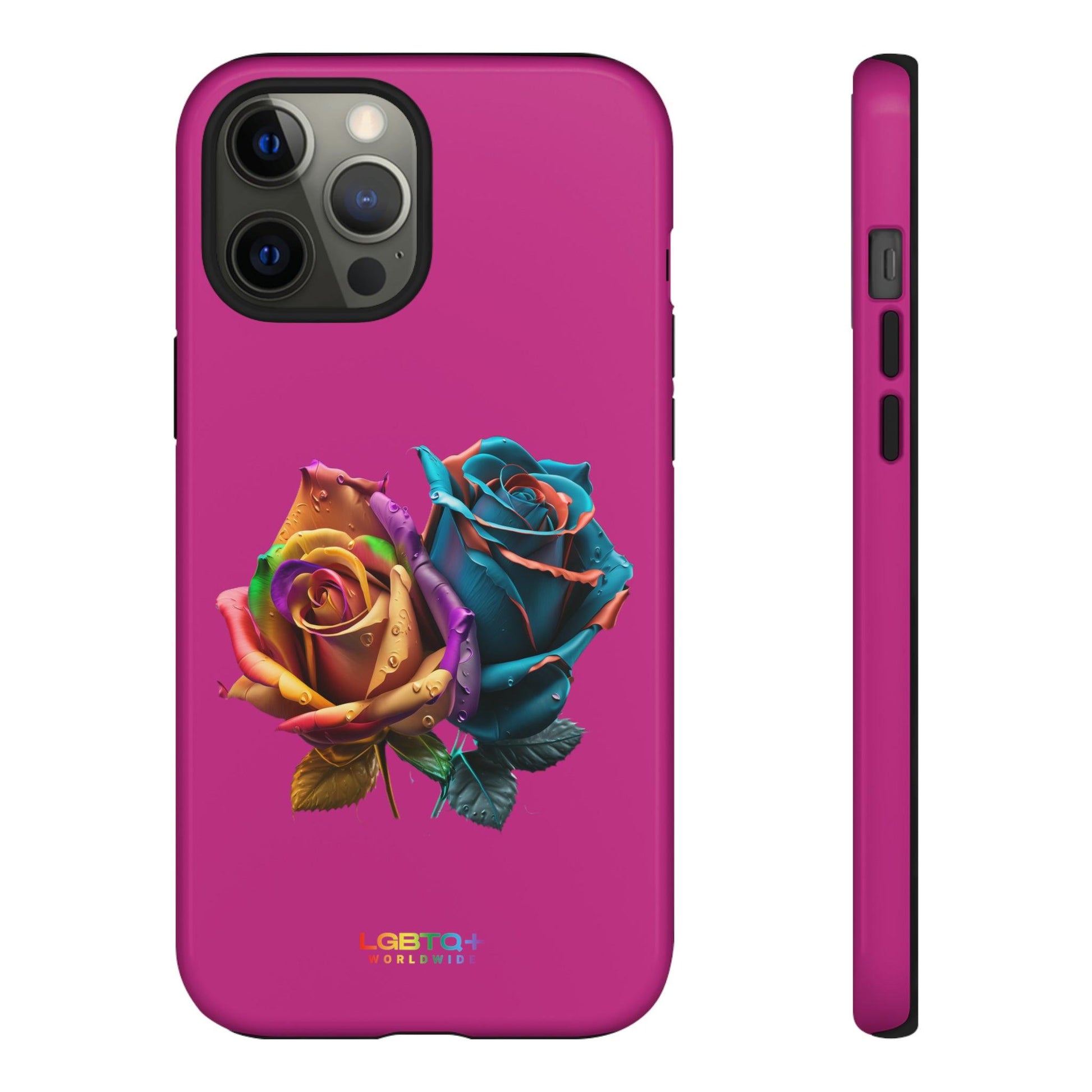 LGBTQWorldwide - ,,ROSEN" Doppelgehäuse Handyhülle Accessories, Glossy, iPhone Cases, Matte, Phone accessory, Phone Cases, Samsung Cases, tough, Valentine's Day Picks lgbtq Bekleidung Accessoires unisex Zubehör