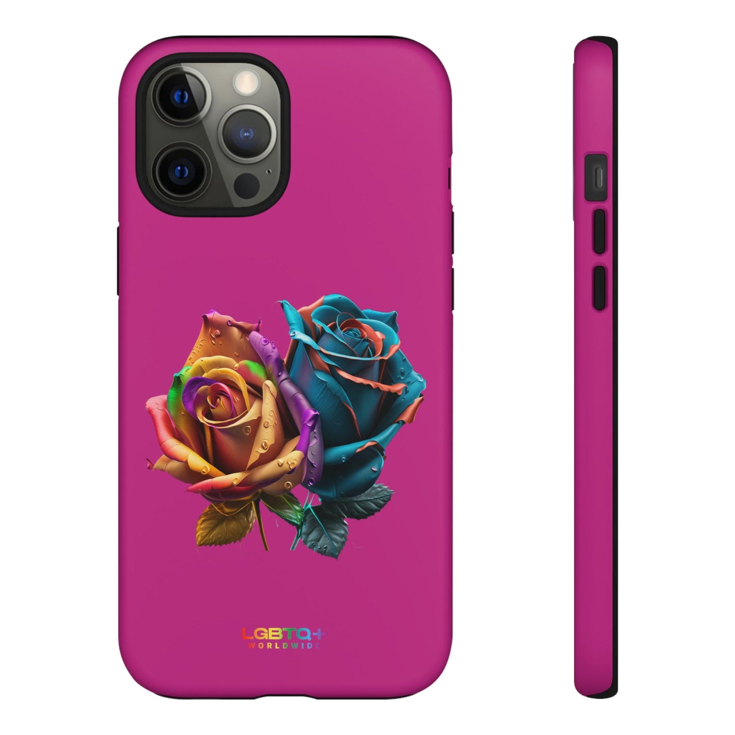 LGBTQWorldwide - ,,ROSEN" Doppelgehäuse Handyhülle Accessories, Glossy, iPhone Cases, Matte, Phone accessory, Phone Cases, Samsung Cases, tough, Valentine's Day Picks lgbtq Bekleidung Accessoires unisex Zubehör