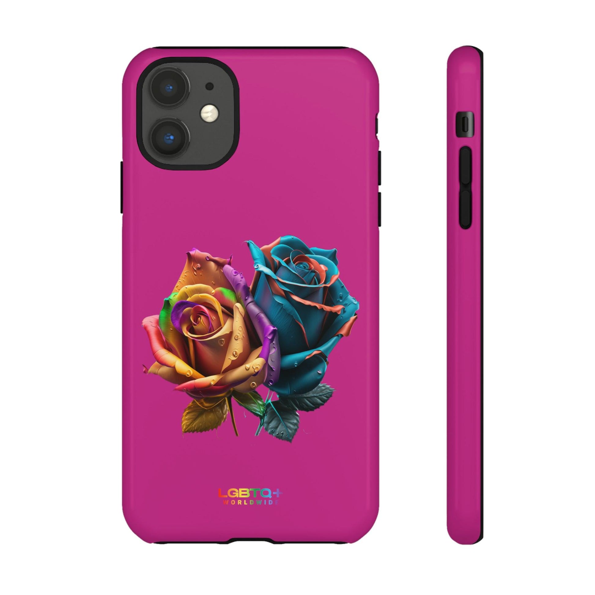 LGBTQWorldwide - ,,ROSEN" Doppelgehäuse Handyhülle Accessories, Glossy, iPhone Cases, Matte, Phone accessory, Phone Cases, Samsung Cases, tough, Valentine's Day Picks lgbtq Bekleidung Accessoires unisex Zubehör