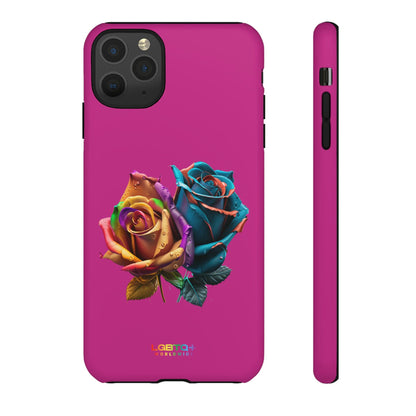 LGBTQWorldwide - ,,ROSEN" Doppelgehäuse Handyhülle Accessories, Glossy, iPhone Cases, Matte, Phone accessory, Phone Cases, Samsung Cases, tough, Valentine's Day Picks lgbtq Bekleidung Accessoires unisex Zubehör