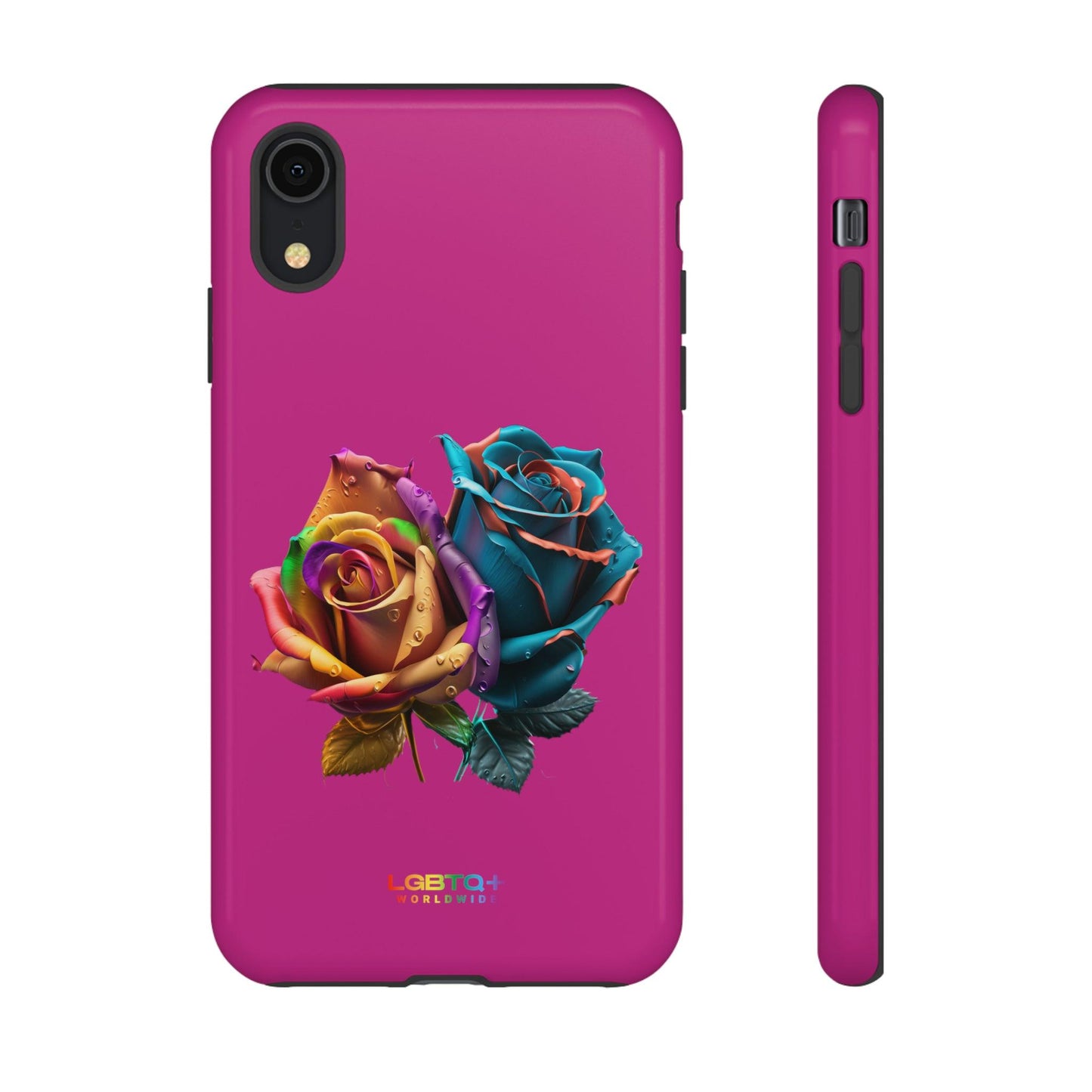 LGBTQWorldwide - ,,ROSEN" Doppelgehäuse Handyhülle Accessories, Glossy, iPhone Cases, Matte, Phone accessory, Phone Cases, Samsung Cases, tough, Valentine's Day Picks lgbtq Bekleidung Accessoires unisex Zubehör