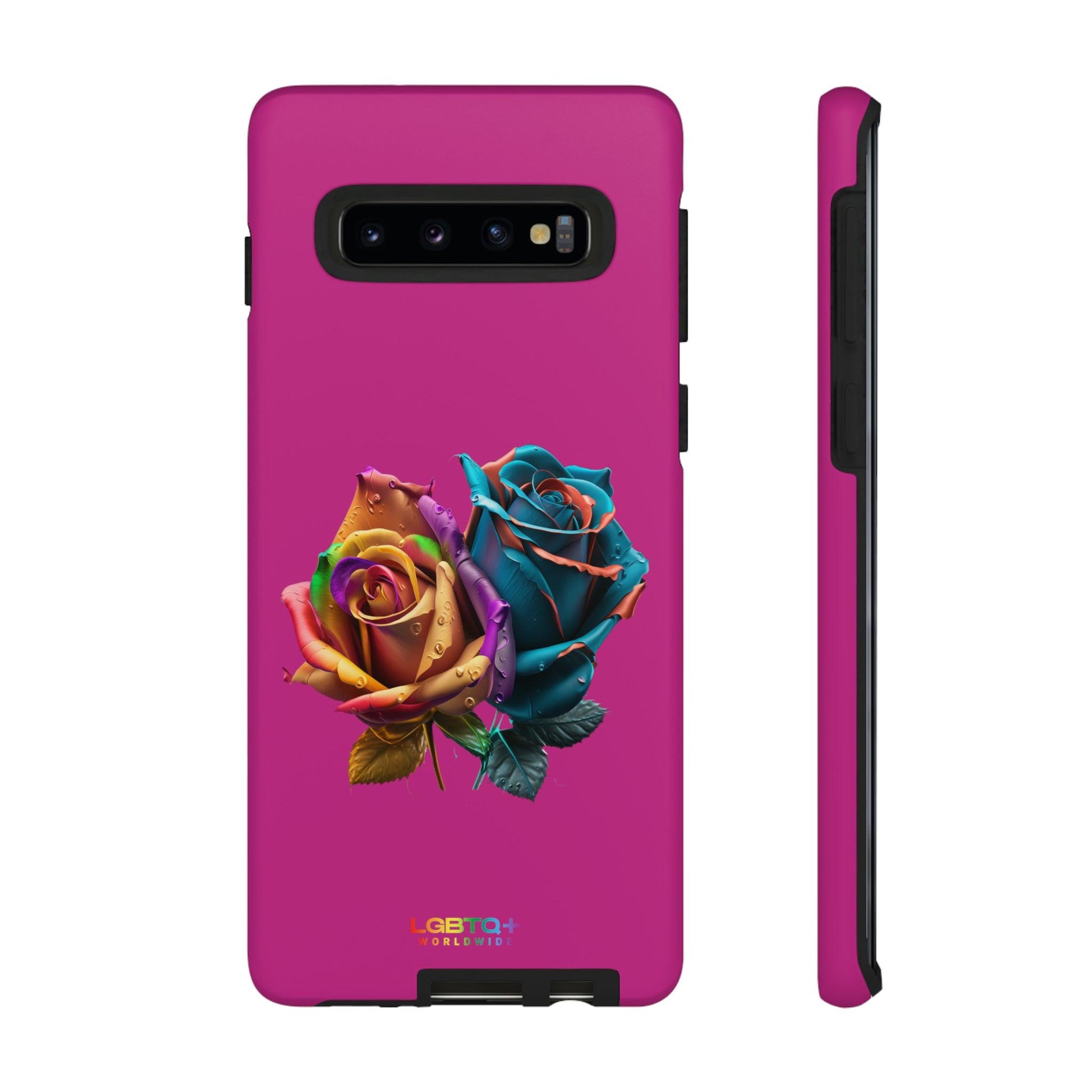 LGBTQWorldwide - ,,ROSEN" Doppelgehäuse Handyhülle Accessories, Glossy, iPhone Cases, Matte, Phone accessory, Phone Cases, Samsung Cases, tough, Valentine's Day Picks lgbtq Bekleidung Accessoires unisex Zubehör