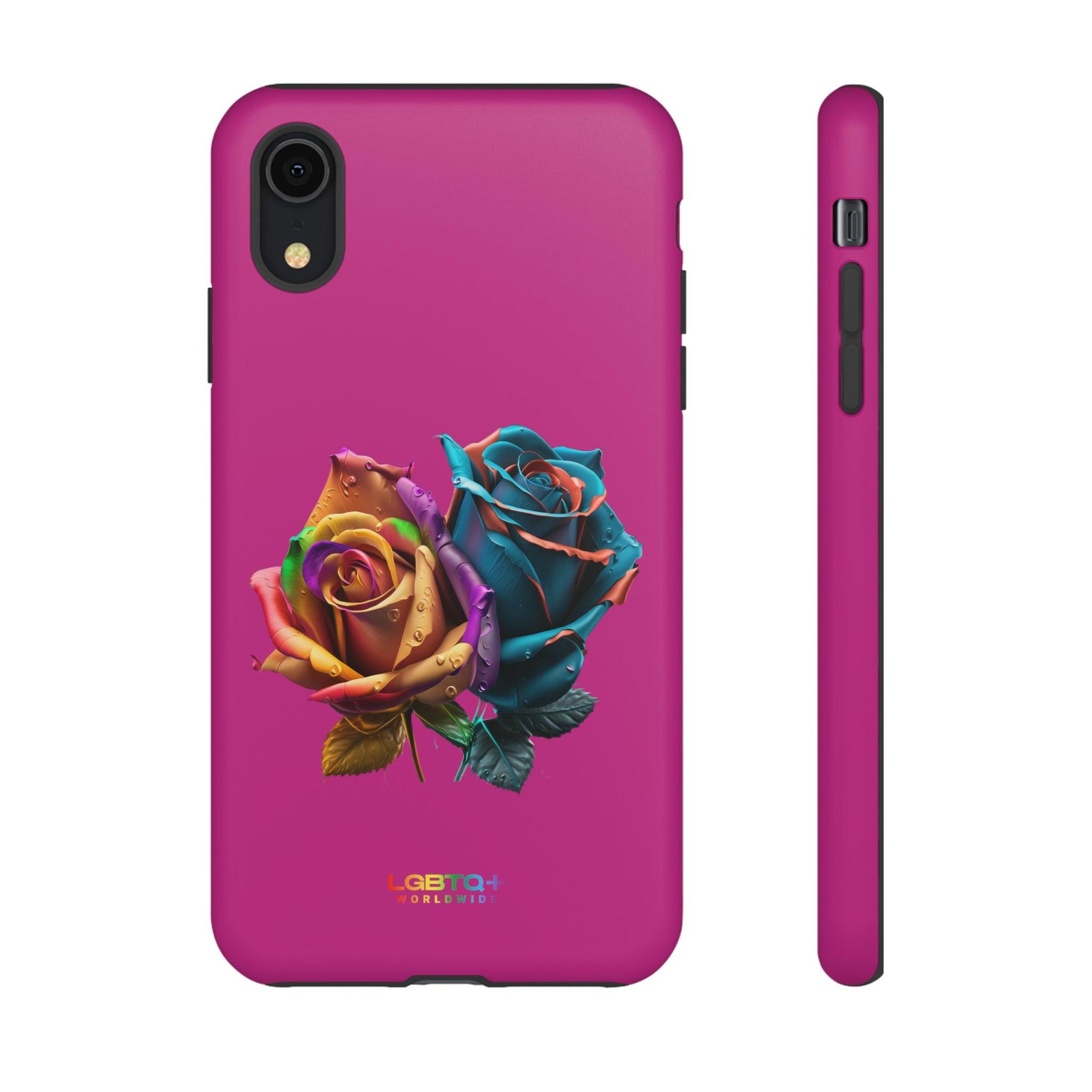 LGBTQWorldwide - ,,ROSEN" Doppelgehäuse Handyhülle Accessories, Glossy, iPhone Cases, Matte, Phone accessory, Phone Cases, Samsung Cases, tough, Valentine's Day Picks lgbtq Bekleidung Accessoires unisex Zubehör