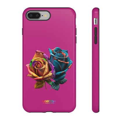 LGBTQWorldwide - ,,ROSEN" Doppelgehäuse Handyhülle Accessories, Glossy, iPhone Cases, Matte, Phone accessory, Phone Cases, Samsung Cases, tough, Valentine's Day Picks lgbtq Bekleidung Accessoires unisex Zubehör