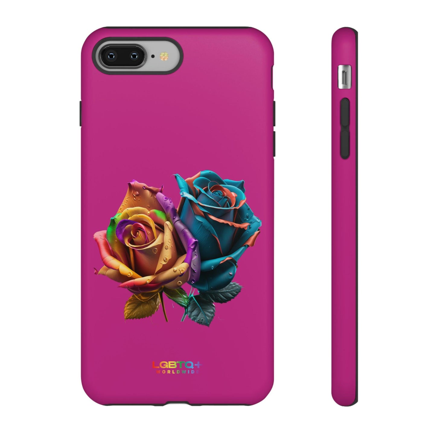 LGBTQWorldwide - ,,ROSEN" Doppelgehäuse Handyhülle Accessories, Glossy, iPhone Cases, Matte, Phone accessory, Phone Cases, Samsung Cases, tough, Valentine's Day Picks lgbtq Bekleidung Accessoires unisex Zubehör