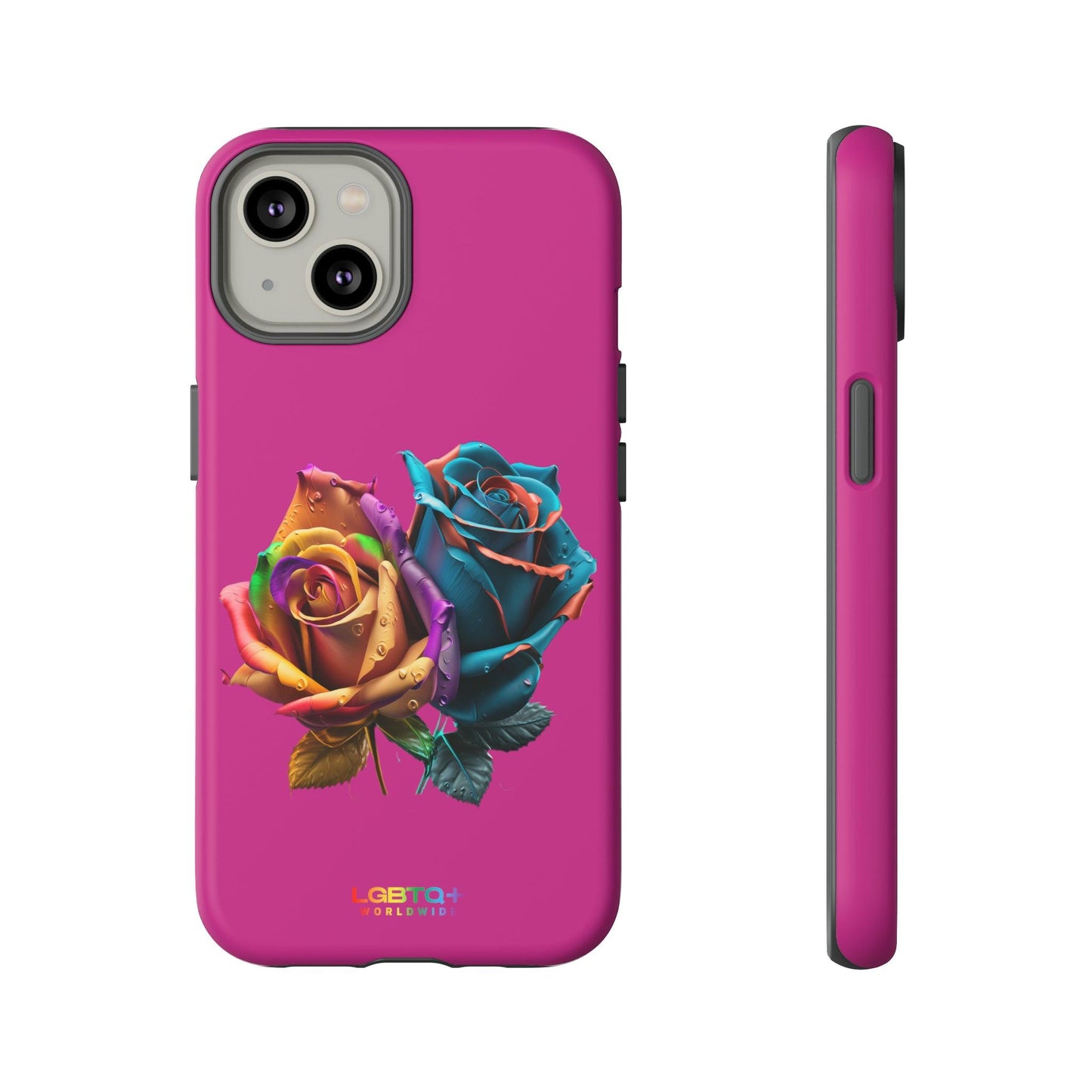 LGBTQWorldwide - ,,ROSEN" Doppelgehäuse Handyhülle Accessories, Glossy, iPhone Cases, Matte, Phone accessory, Phone Cases, Samsung Cases, tough, Valentine's Day Picks lgbtq Bekleidung Accessoires unisex Zubehör