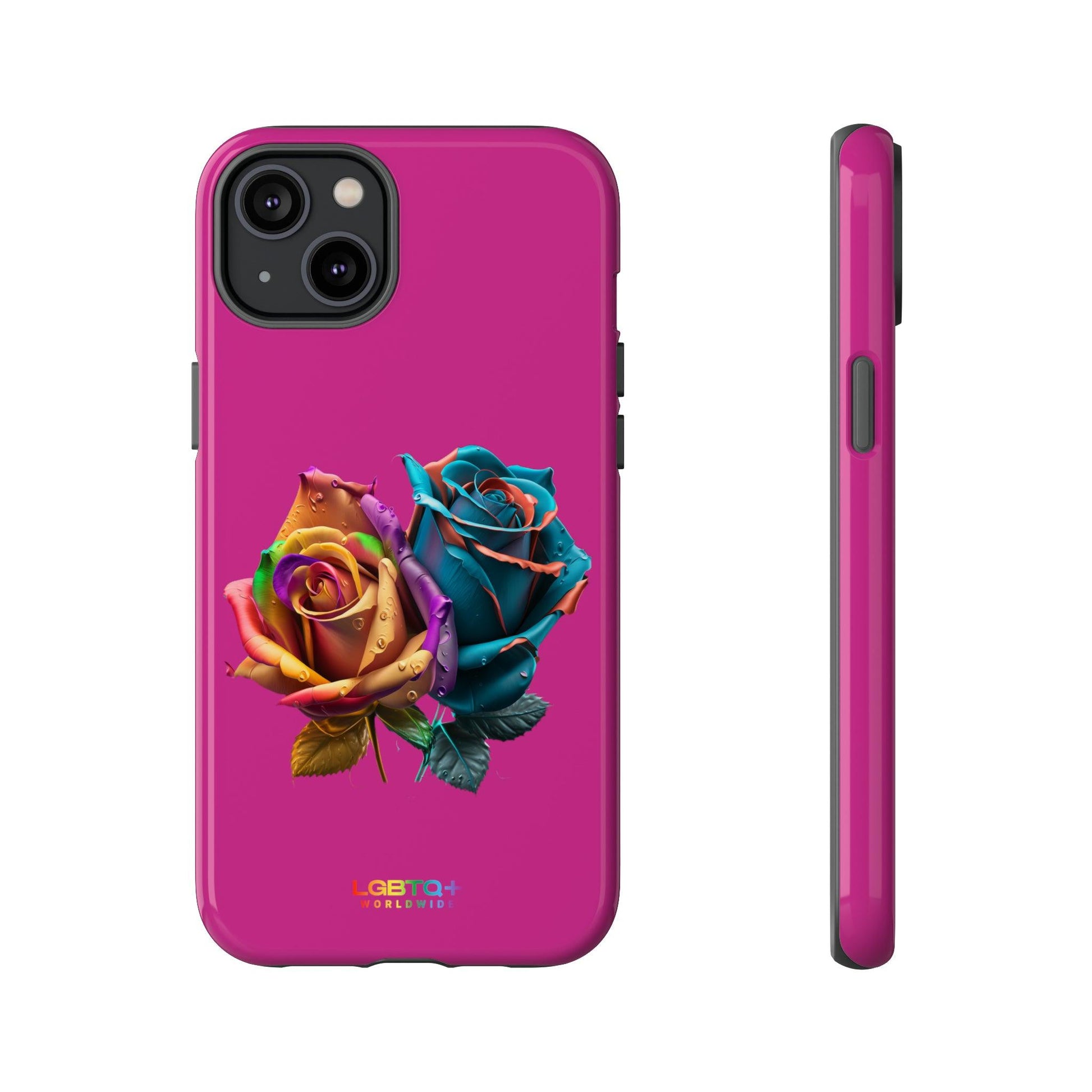 LGBTQWorldwide - ,,ROSEN" Doppelgehäuse Handyhülle Accessories, Glossy, iPhone Cases, Matte, Phone accessory, Phone Cases, Samsung Cases, tough, Valentine's Day Picks lgbtq Bekleidung Accessoires unisex Zubehör