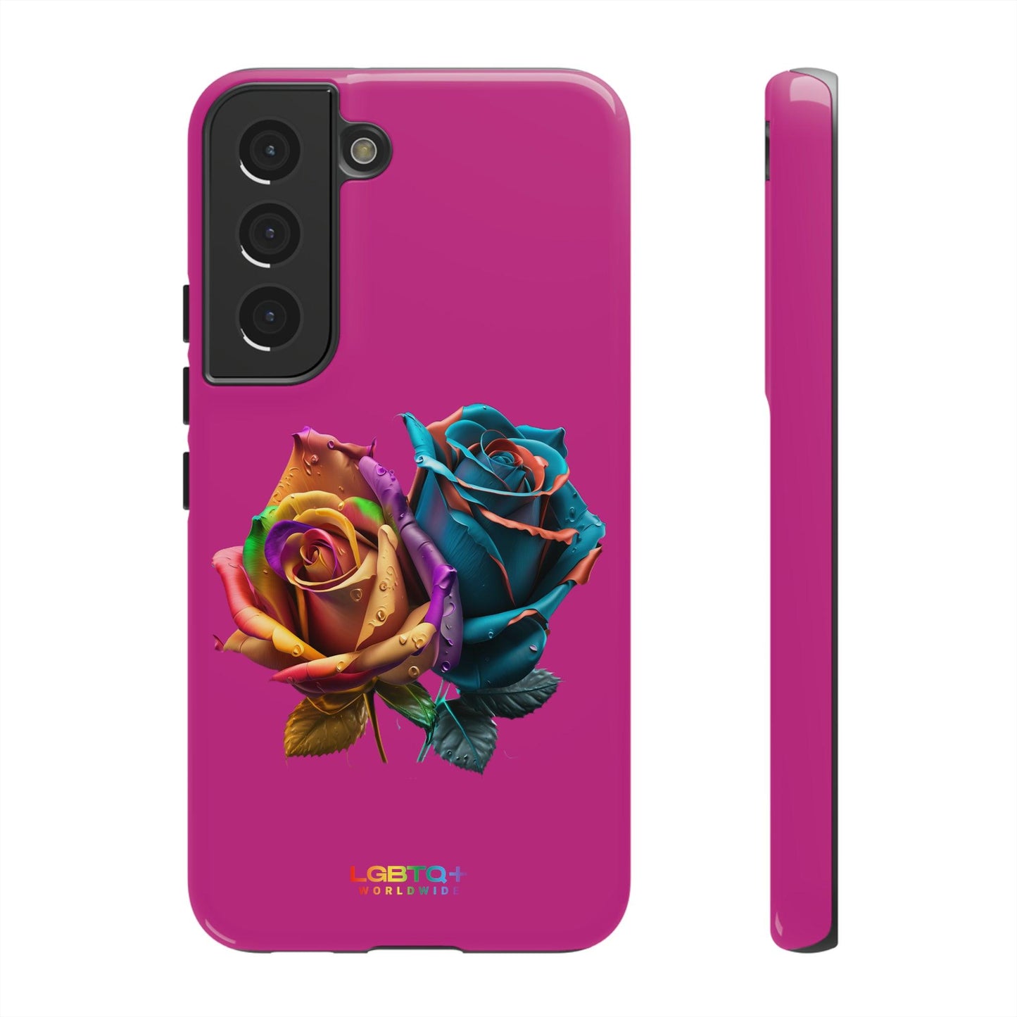 LGBTQWorldwide - ,,ROSEN" Doppelgehäuse Handyhülle Accessories, Glossy, iPhone Cases, Matte, Phone accessory, Phone Cases, Samsung Cases, tough, Valentine's Day Picks lgbtq Bekleidung Accessoires unisex Zubehör