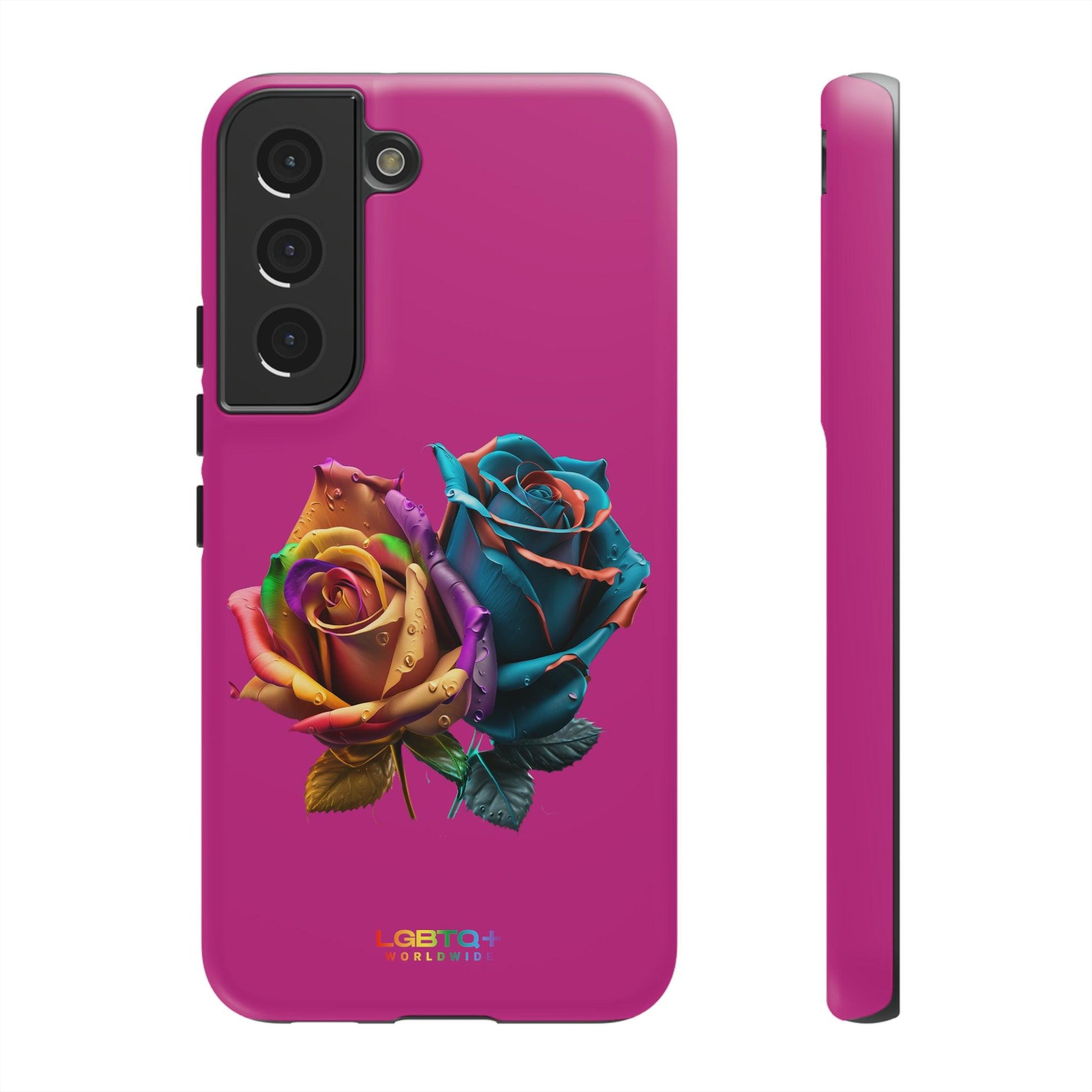 LGBTQWorldwide - ,,ROSEN" Doppelgehäuse Handyhülle Accessories, Glossy, iPhone Cases, Matte, Phone accessory, Phone Cases, Samsung Cases, tough, Valentine's Day Picks lgbtq Bekleidung Accessoires unisex Zubehör