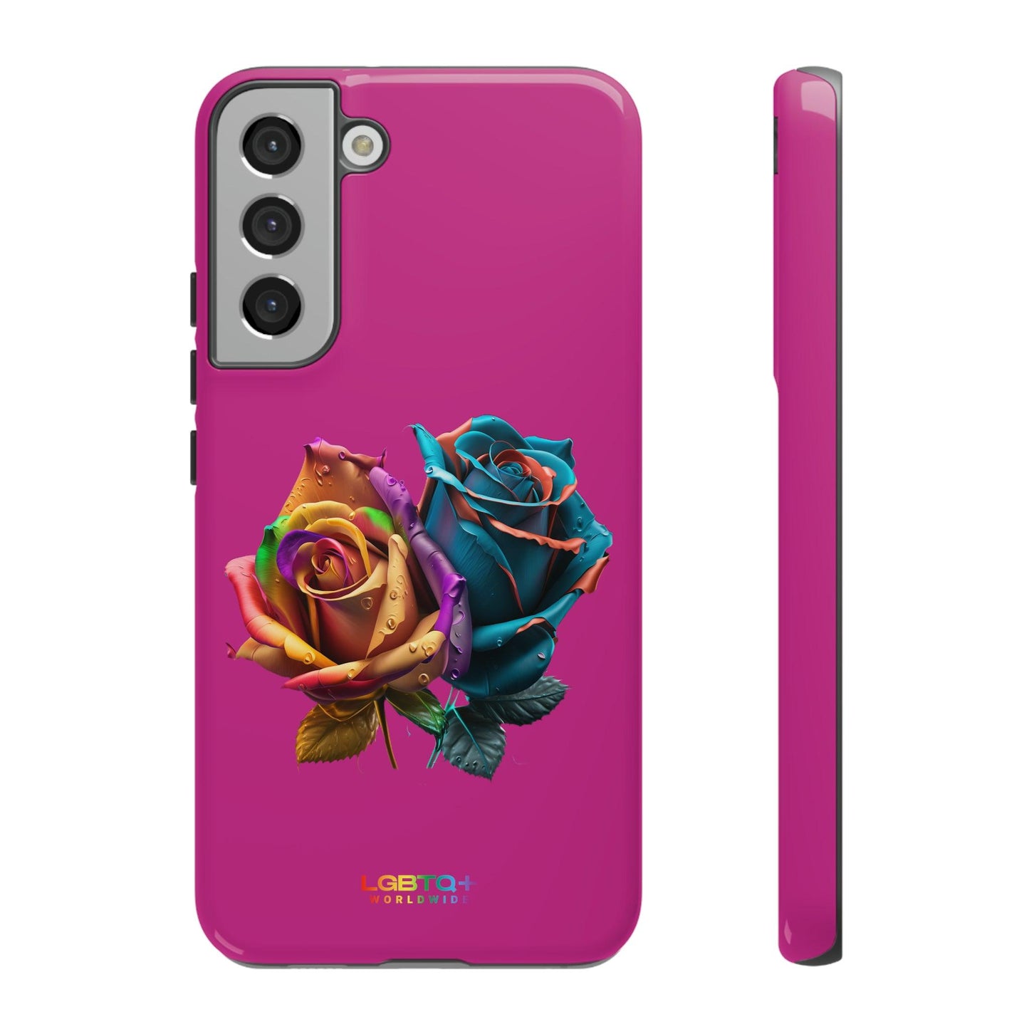 LGBTQWorldwide - ,,ROSEN" Doppelgehäuse Handyhülle Accessories, Glossy, iPhone Cases, Matte, Phone accessory, Phone Cases, Samsung Cases, tough, Valentine's Day Picks lgbtq Bekleidung Accessoires unisex Zubehör