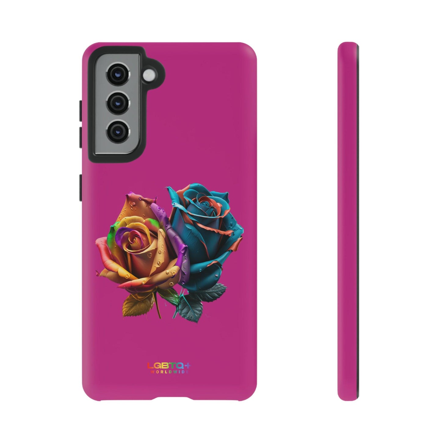 LGBTQWorldwide - ,,ROSEN" Doppelgehäuse Handyhülle Accessories, Glossy, iPhone Cases, Matte, Phone accessory, Phone Cases, Samsung Cases, tough, Valentine's Day Picks lgbtq Bekleidung Accessoires unisex Zubehör