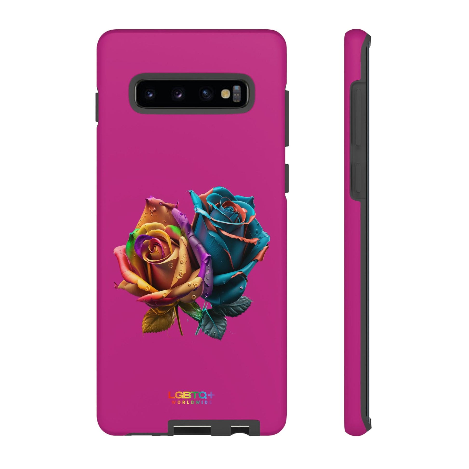 LGBTQWorldwide - ,,ROSEN" Doppelgehäuse Handyhülle Accessories, Glossy, iPhone Cases, Matte, Phone accessory, Phone Cases, Samsung Cases, tough, Valentine's Day Picks lgbtq Bekleidung Accessoires unisex Zubehör