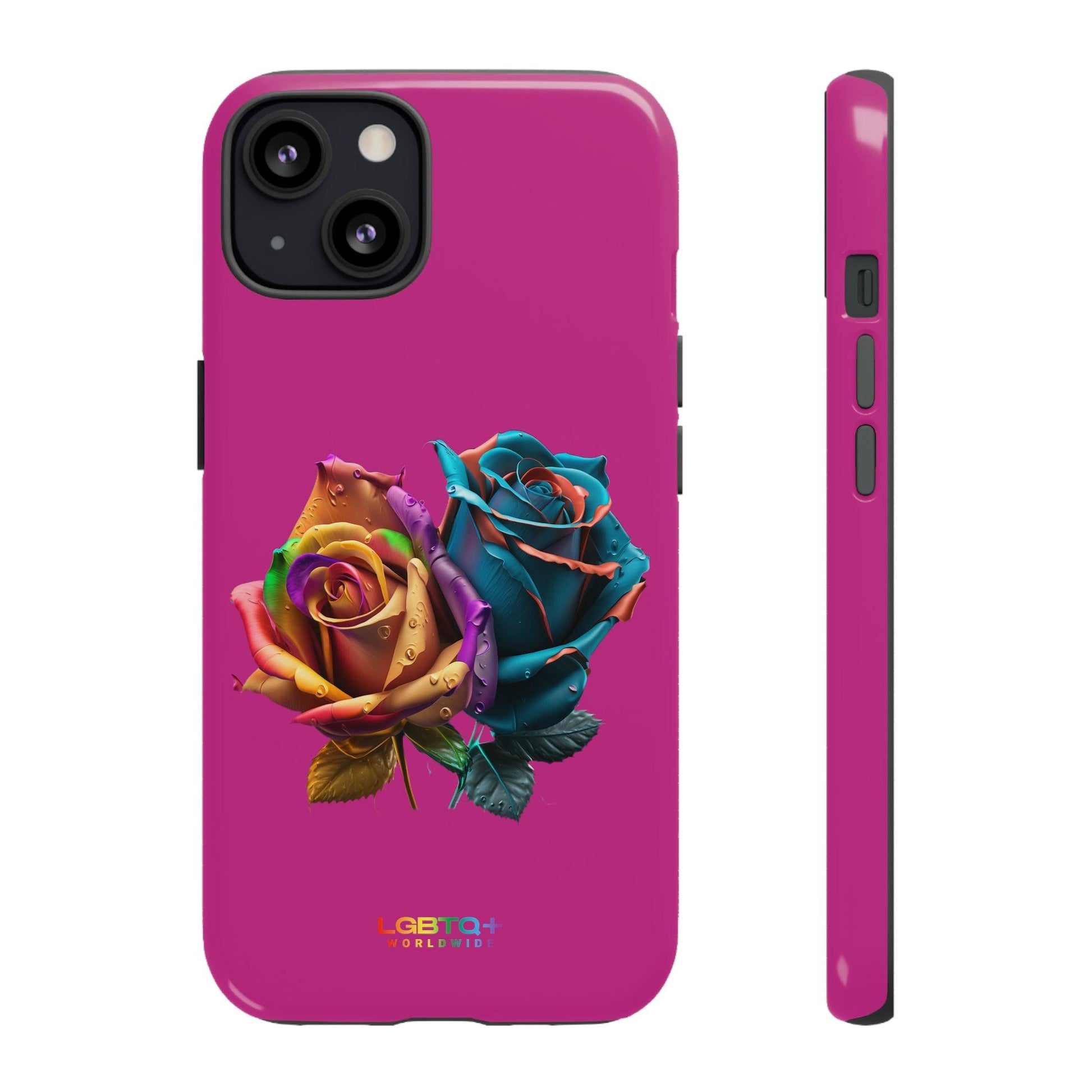 LGBTQWorldwide - ,,ROSEN" Doppelgehäuse Handyhülle Accessories, Glossy, iPhone Cases, Matte, Phone accessory, Phone Cases, Samsung Cases, tough, Valentine's Day Picks lgbtq Bekleidung Accessoires unisex Zubehör