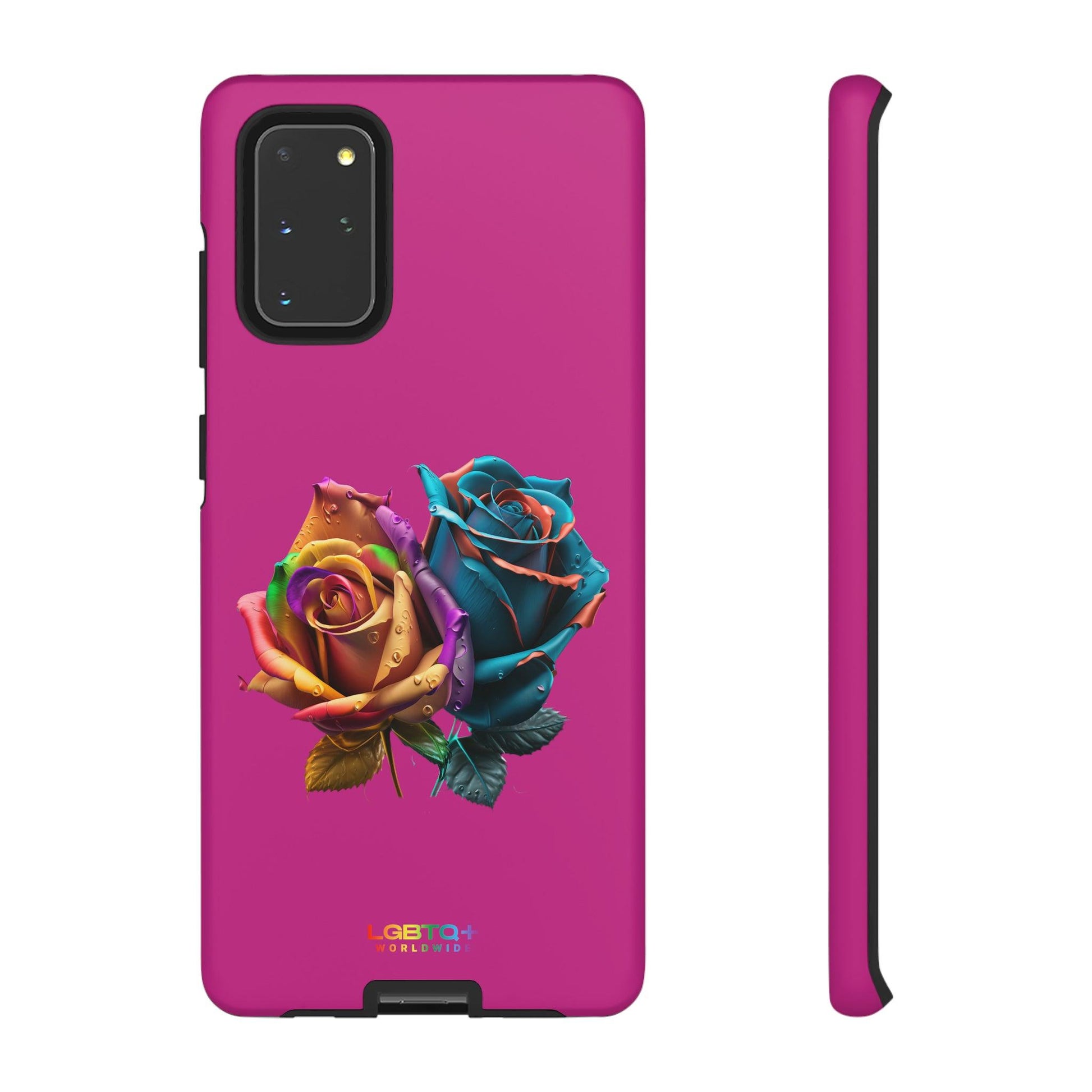 LGBTQWorldwide - ,,ROSEN" Doppelgehäuse Handyhülle Accessories, Glossy, iPhone Cases, Matte, Phone accessory, Phone Cases, Samsung Cases, tough, Valentine's Day Picks lgbtq Bekleidung Accessoires unisex Zubehör