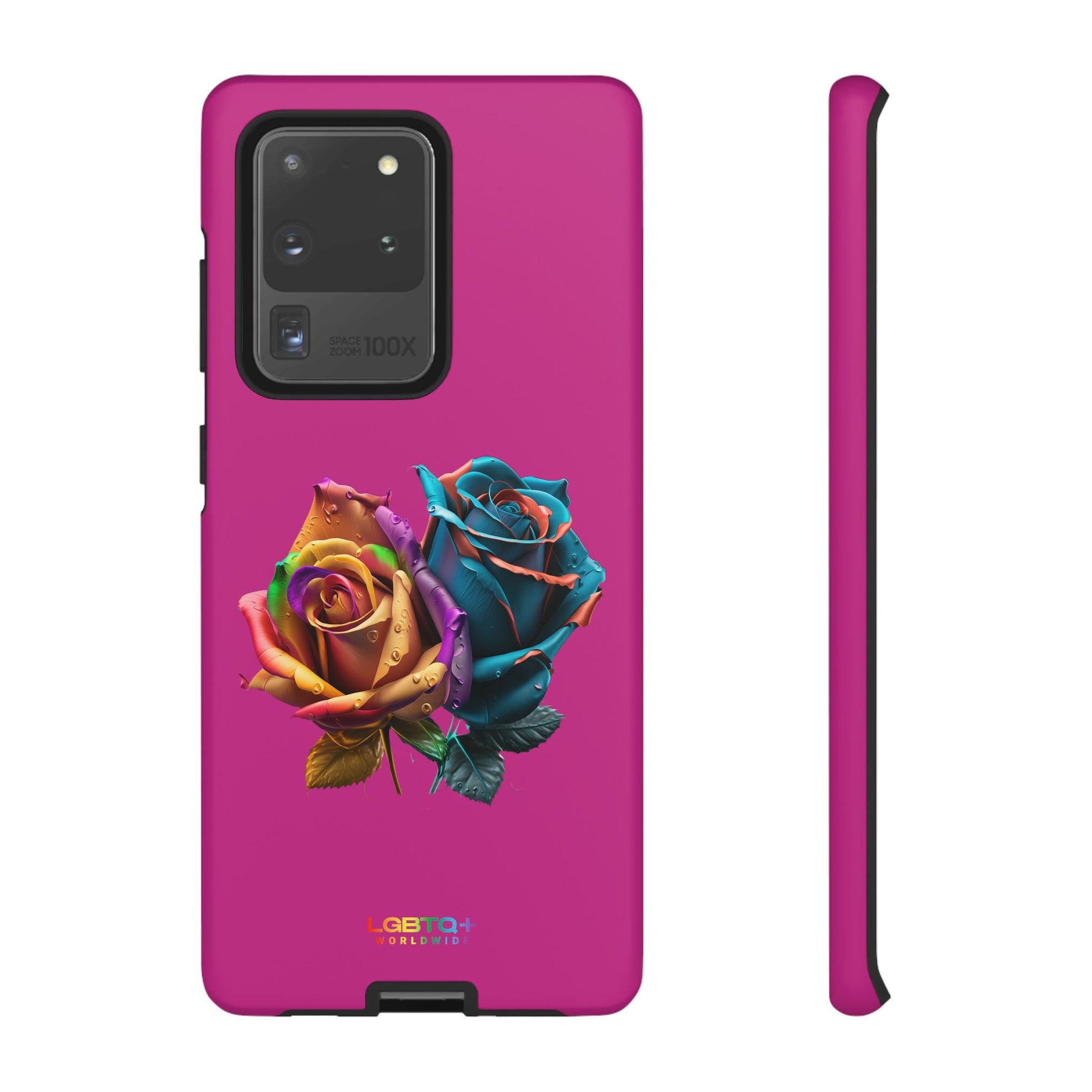 LGBTQWorldwide - ,,ROSEN" Doppelgehäuse Handyhülle Accessories, Glossy, iPhone Cases, Matte, Phone accessory, Phone Cases, Samsung Cases, tough, Valentine's Day Picks lgbtq Bekleidung Accessoires unisex Zubehör