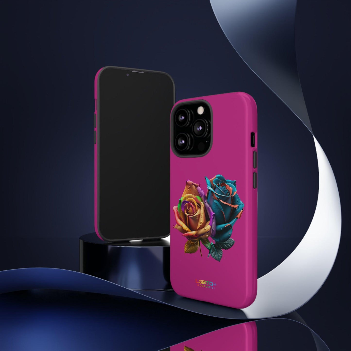 LGBTQWorldwide - ,,ROSEN" Doppelgehäuse Handyhülle Accessories, Glossy, iPhone Cases, Matte, Phone accessory, Phone Cases, Samsung Cases, tough, Valentine's Day Picks lgbtq Bekleidung Accessoires unisex Zubehör