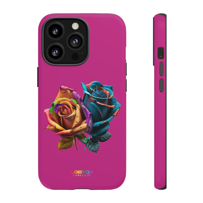 LGBTQWorldwide - ,,ROSEN" Doppelgehäuse Handyhülle Accessories, Glossy, iPhone Cases, Matte, Phone accessory, Phone Cases, Samsung Cases, tough, Valentine's Day Picks lgbtq Bekleidung Accessoires unisex Zubehör