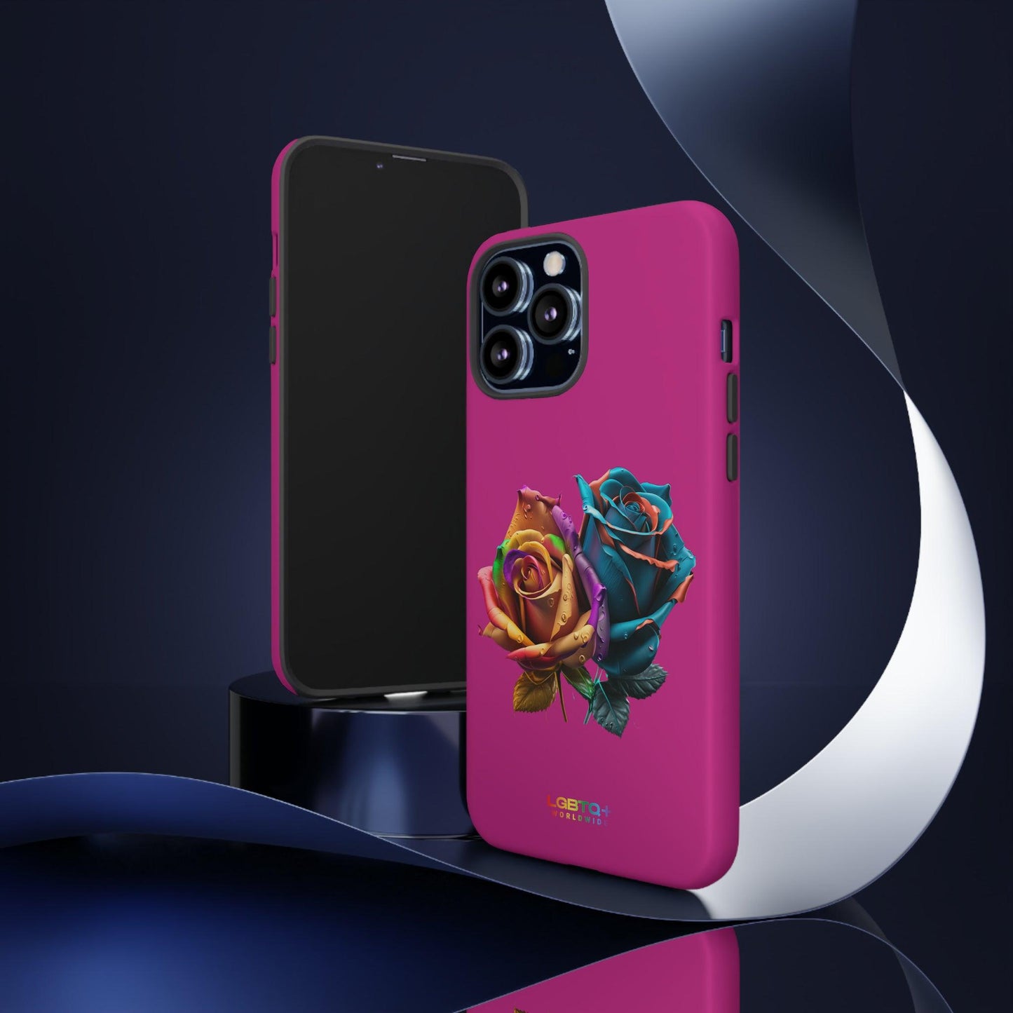 LGBTQWorldwide - ,,ROSEN" Doppelgehäuse Handyhülle Accessories, Glossy, iPhone Cases, Matte, Phone accessory, Phone Cases, Samsung Cases, tough, Valentine's Day Picks lgbtq Bekleidung Accessoires unisex Zubehör