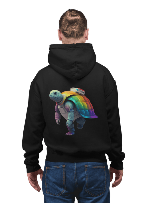 LGBTQWorldwide - ,,SCHILDKRÖTE" ai, DTG, Eco-friendly, Hoodies, Men's Clothing, Recycled, Unisex, Vegan, Women's Clothing lgbtq Bekleidung Accessoires unisex Zubehör