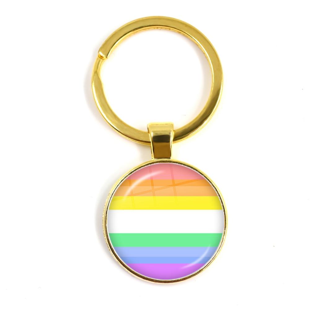 LGBTQWorldwide - Schlüsselanhänger Flagge Accessoires, Aktion lgbtq Bekleidung Accessoires unisex Zubehör