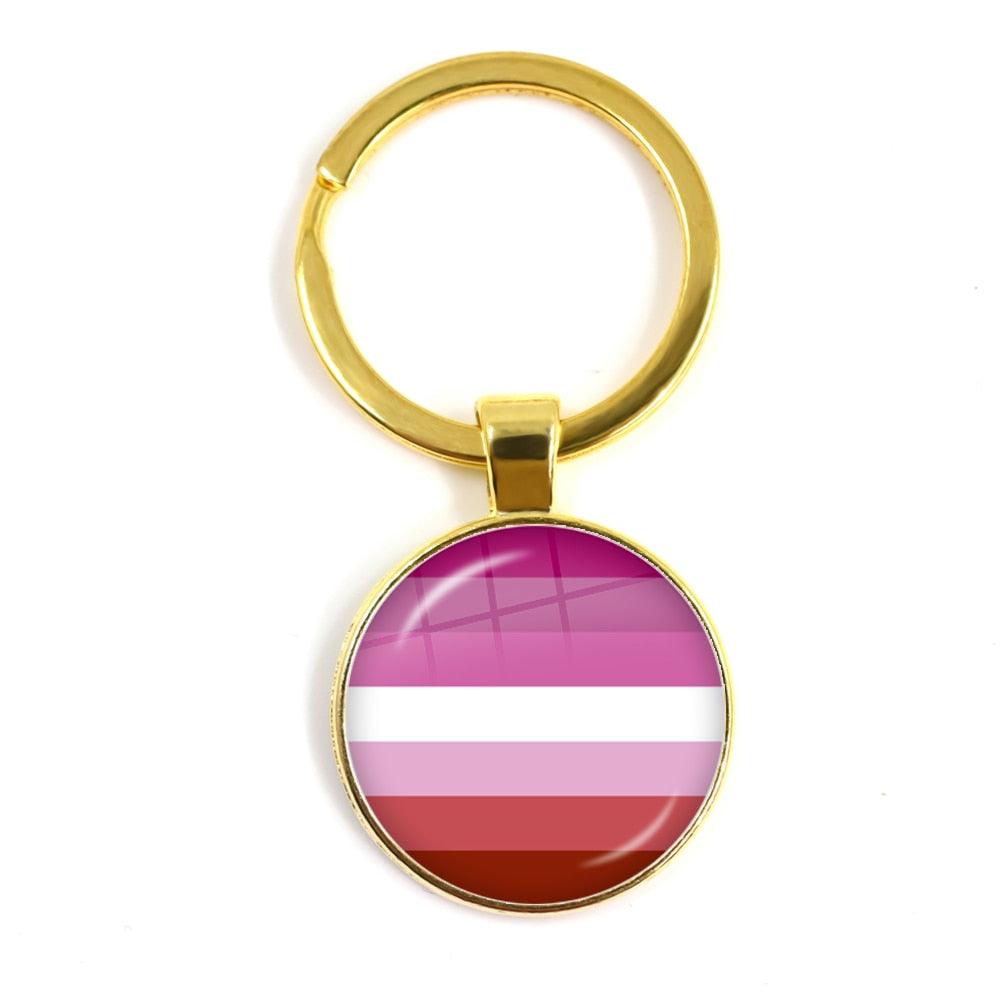 LGBTQWorldwide - Schlüsselanhänger Flagge Accessoires, Aktion lgbtq Bekleidung Accessoires unisex Zubehör