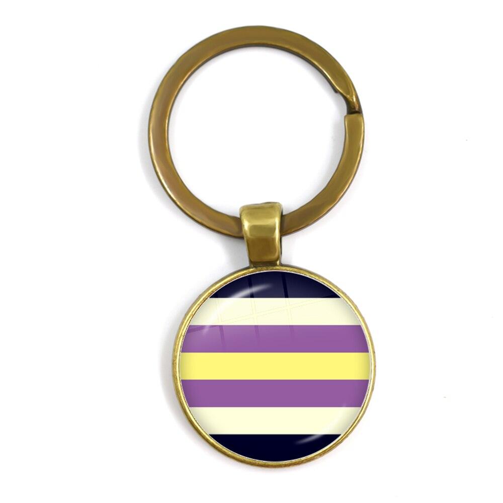 LGBTQWorldwide - Schlüsselanhänger Flagge Accessoires, Aktion lgbtq Bekleidung Accessoires unisex Zubehör