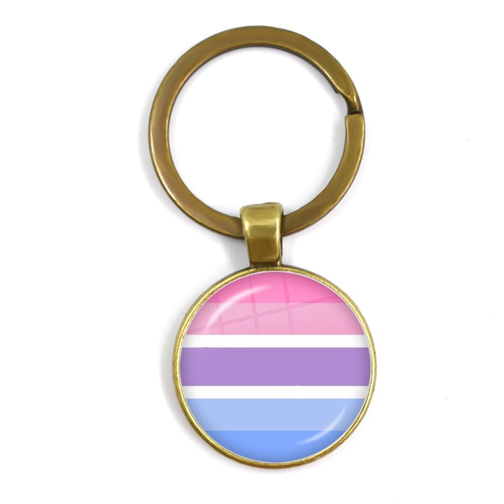 LGBTQWorldwide - Schlüsselanhänger Flagge Accessoires, Aktion lgbtq Bekleidung Accessoires unisex Zubehör