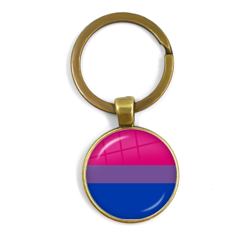 LGBTQWorldwide - Schlüsselanhänger Flagge Accessoires, Aktion lgbtq Bekleidung Accessoires unisex Zubehör